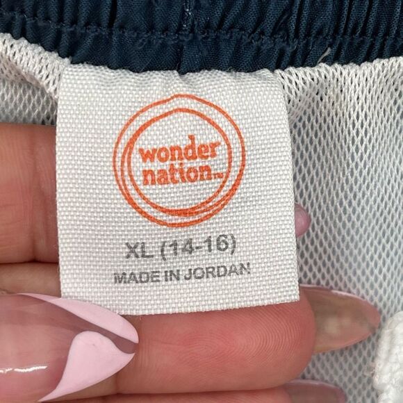 Wonder Nation Boy’s Beach Surfboard Quick Dry Drawstring Swim Shorts XL 14/16 - Picture 7 of 12